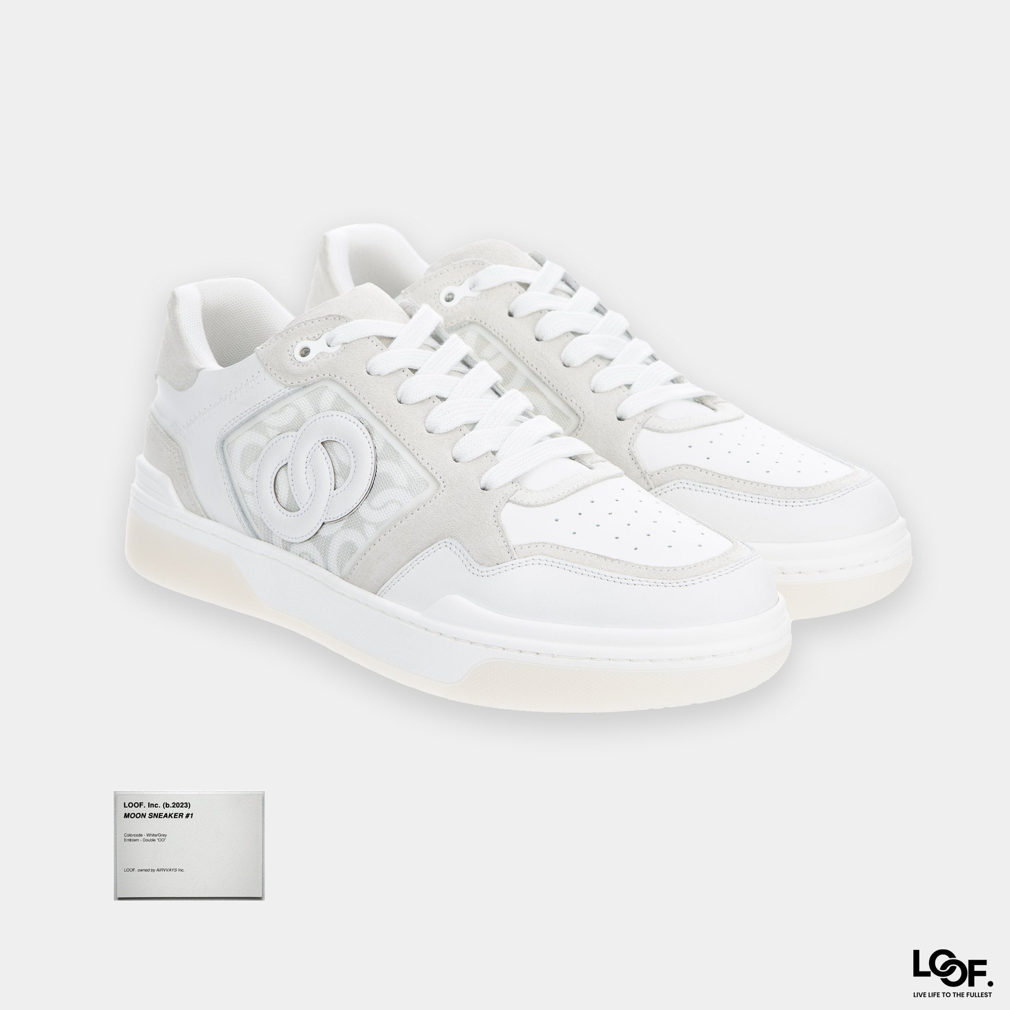 White LOOF. Sneaker a Swiss Streetwear Brand