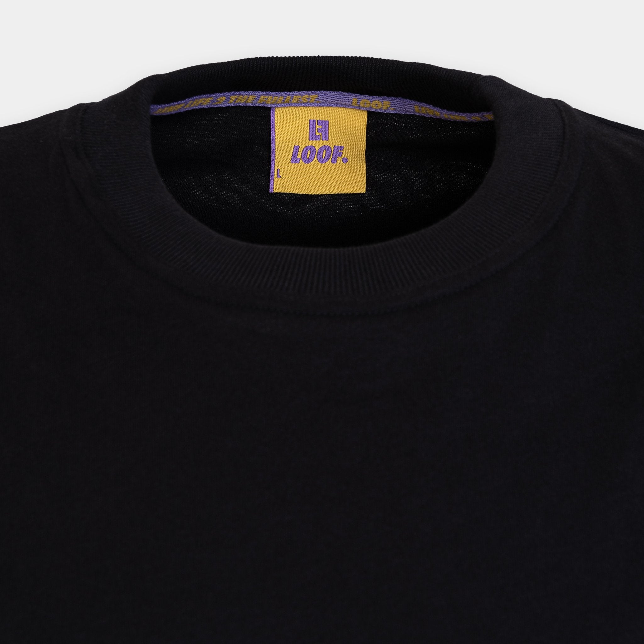 Black Oversize Tee - T-Shirt - LOOF