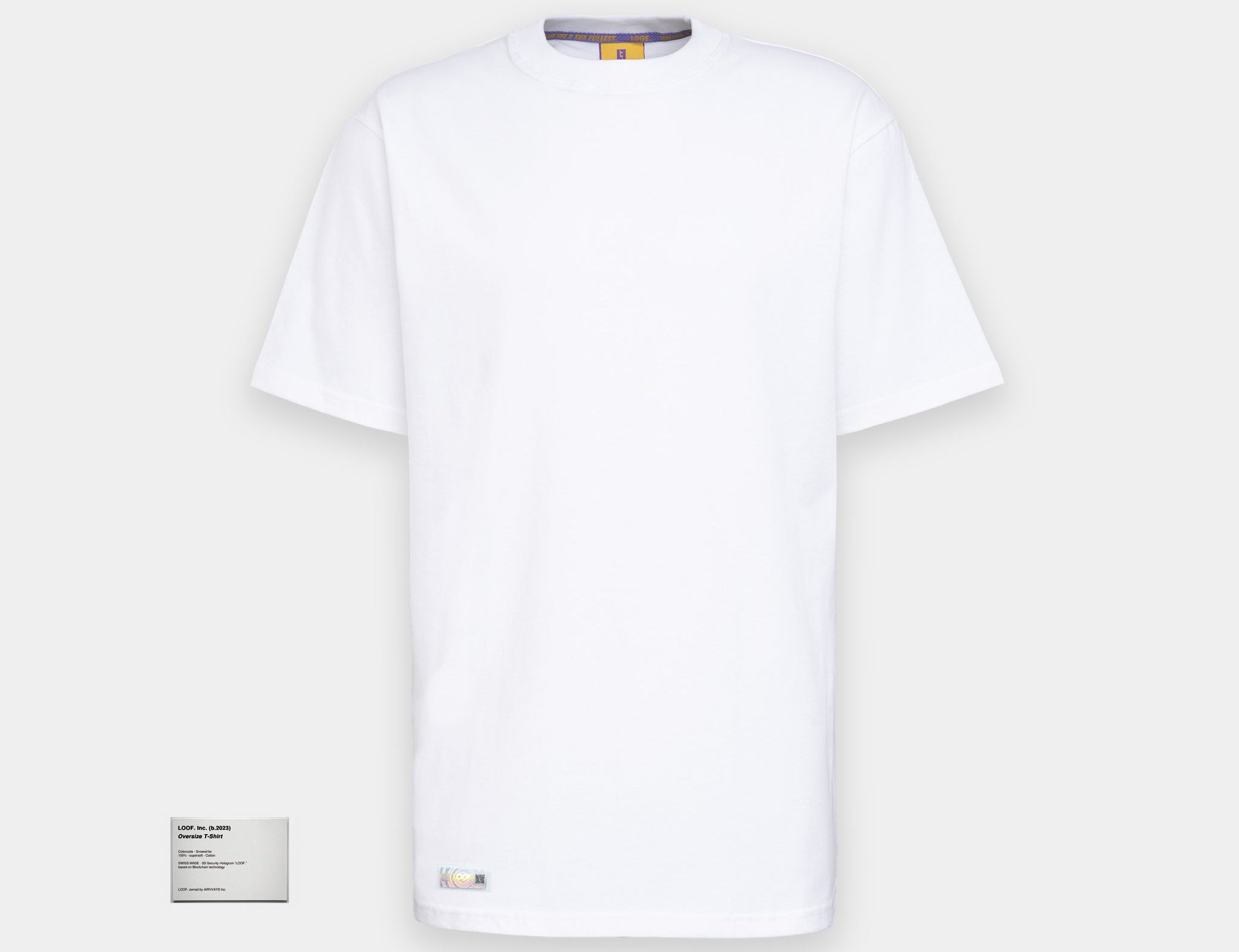 White Oversize T-Shirt - T-Shirt - LOOF